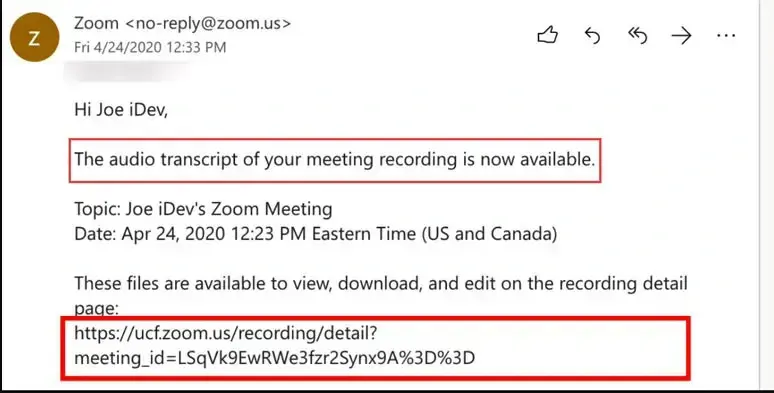 zoom ai transcription